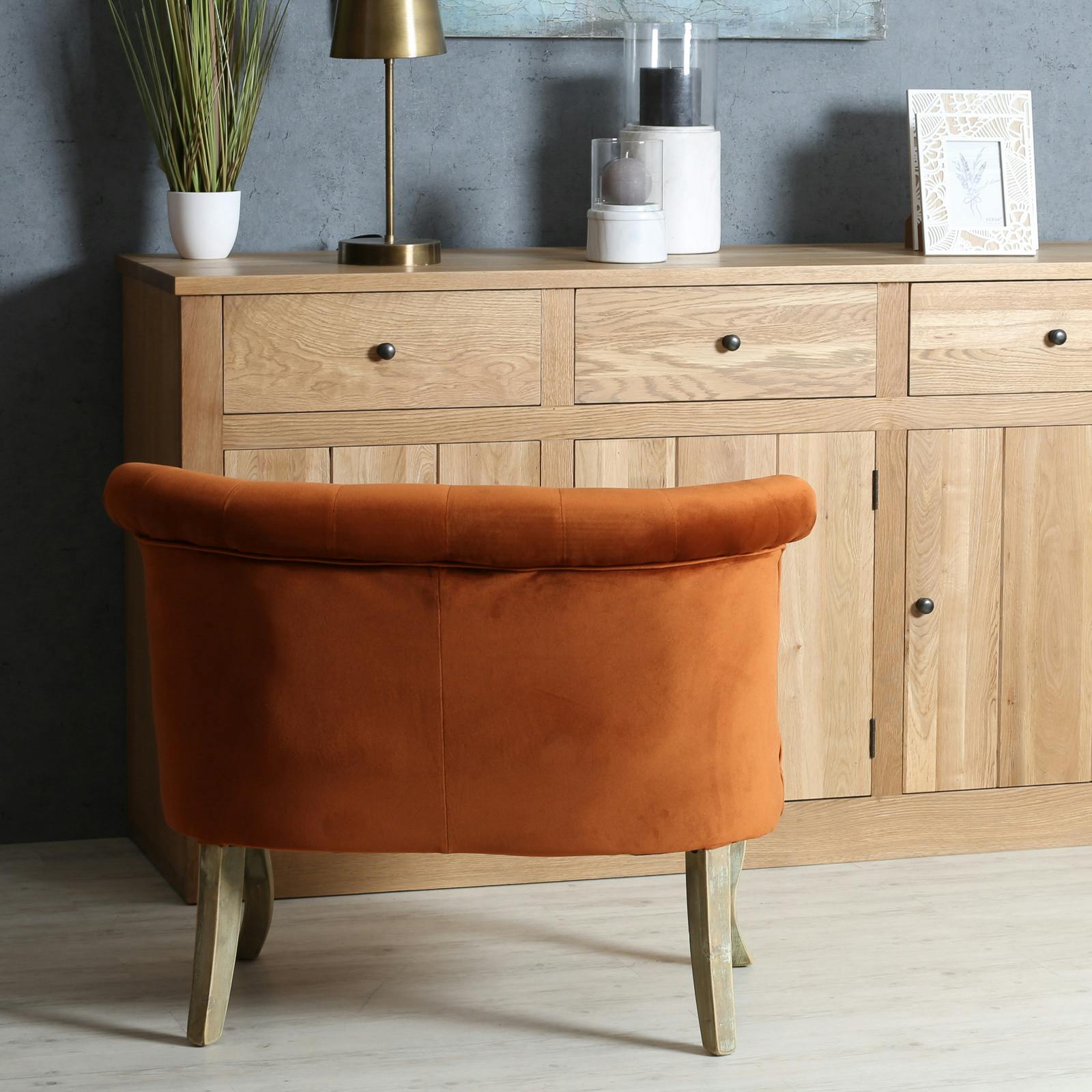 Fauteuil de salon rouille XL VARSOVIE | Fauteuils | Pier Import