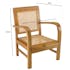 Fauteuil en rotin et bois DIKA