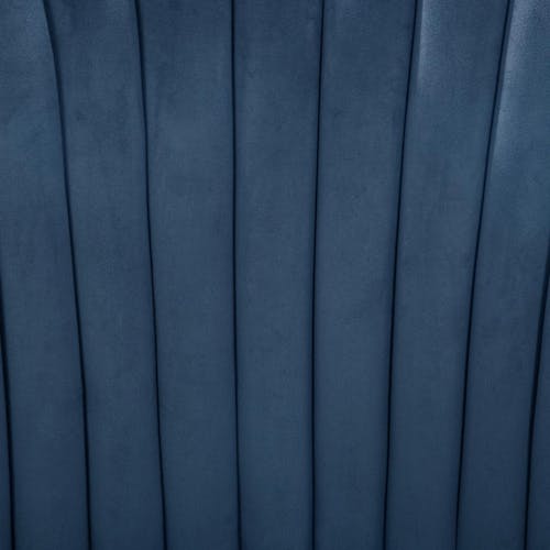 Fauteuil en velours bleu réf. 30022064