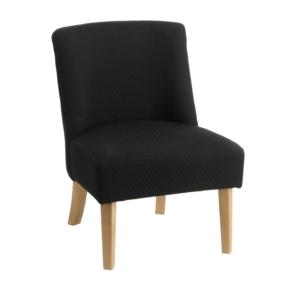 Fauteuil noir contemporain relief