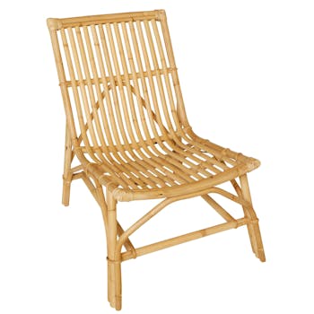 Fauteuil rotin naturel DAVID KOK