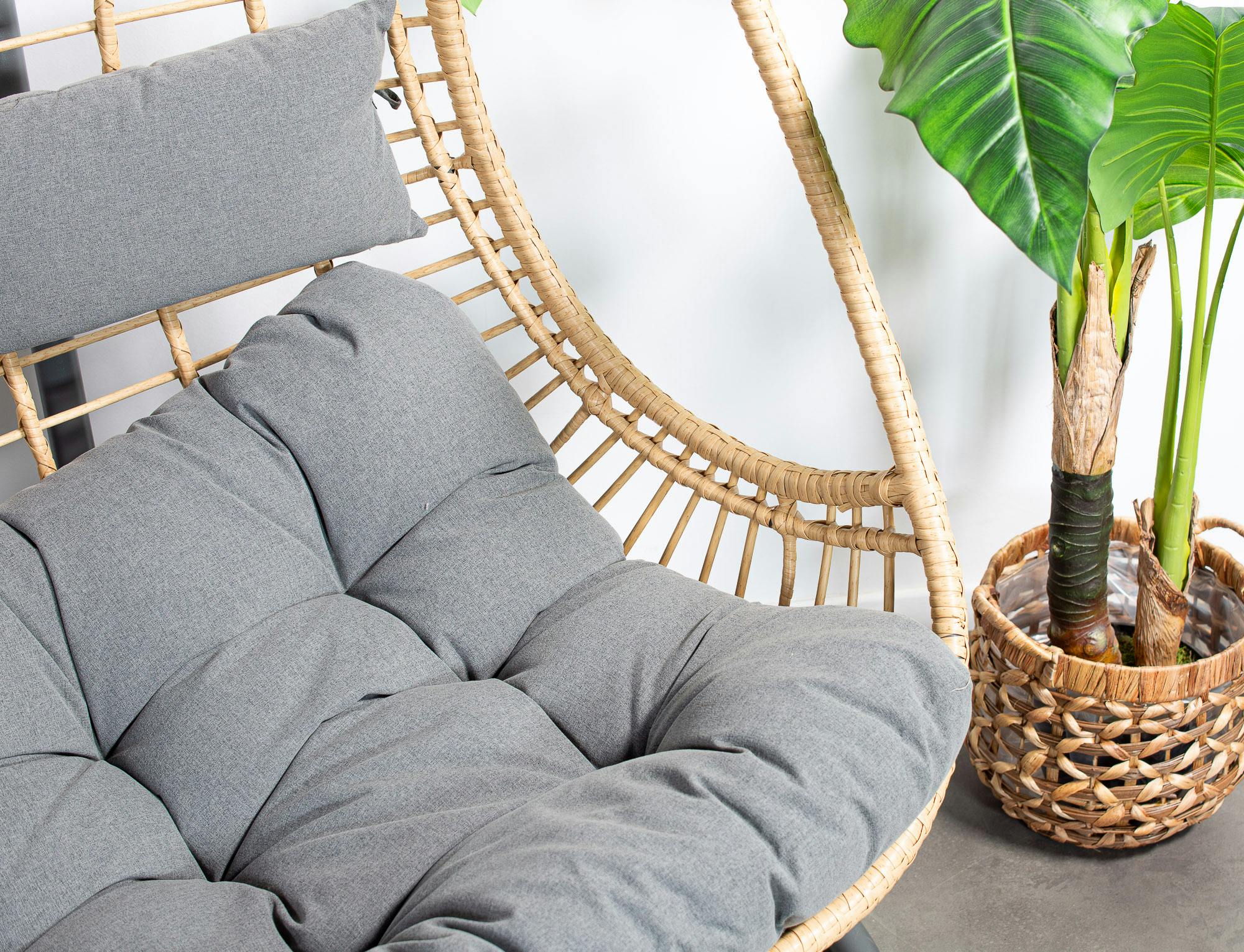 Fauteuil suspendu 2 places naturel SOUTH BEACH | Fauteuils suspendus ...