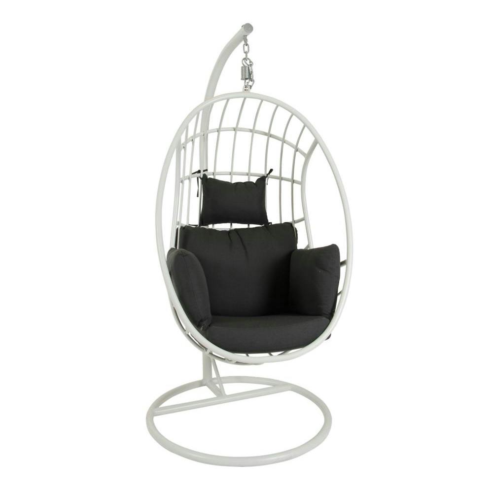 Fauteuil suspendu design en aluminium blanc OSLO | Fauteuils suspendus ...