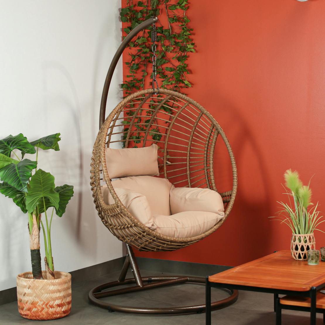 Fauteuils suspendus et hamacs suspendus : en bois, en tissu ...