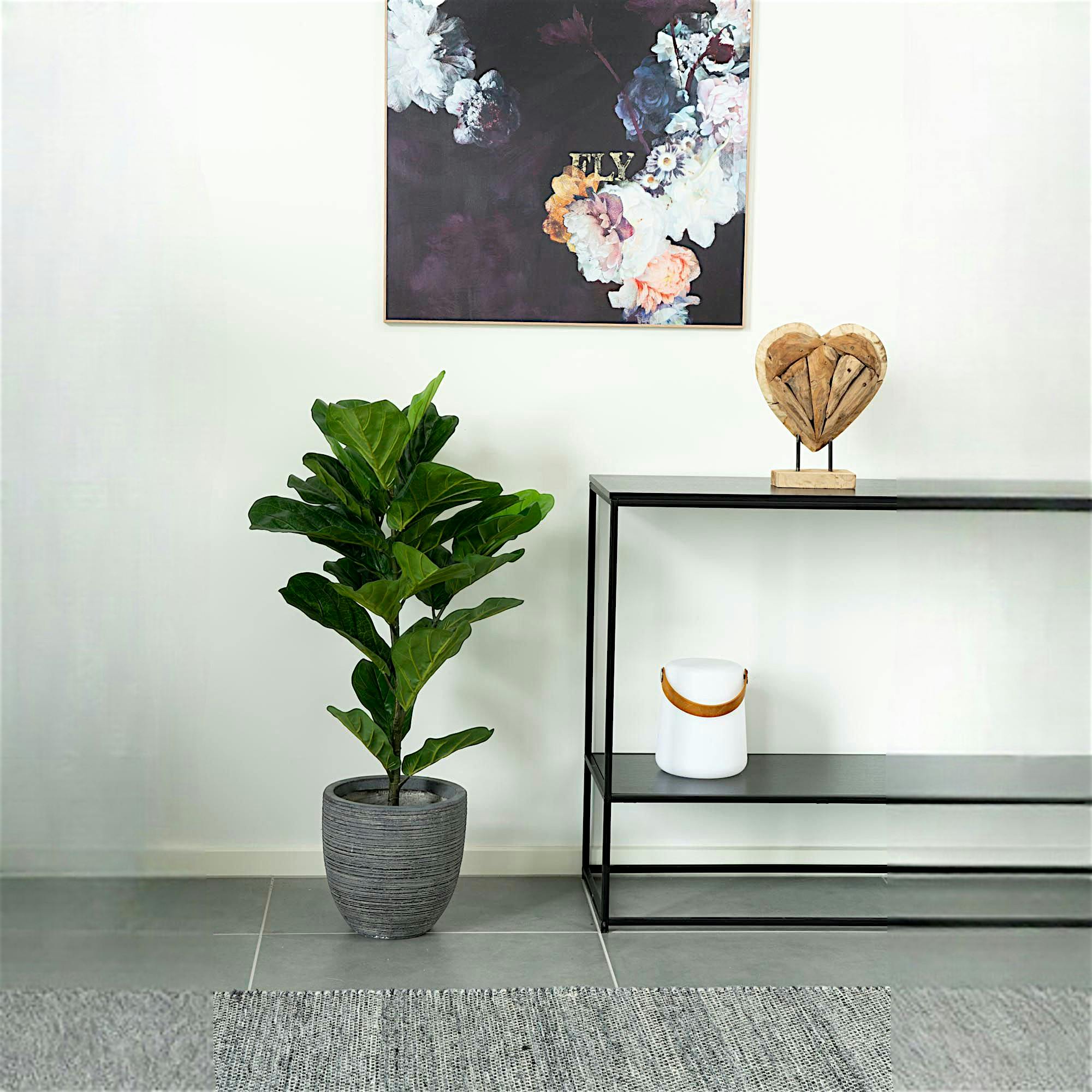 Ficus artificiel en pot H 100 cm