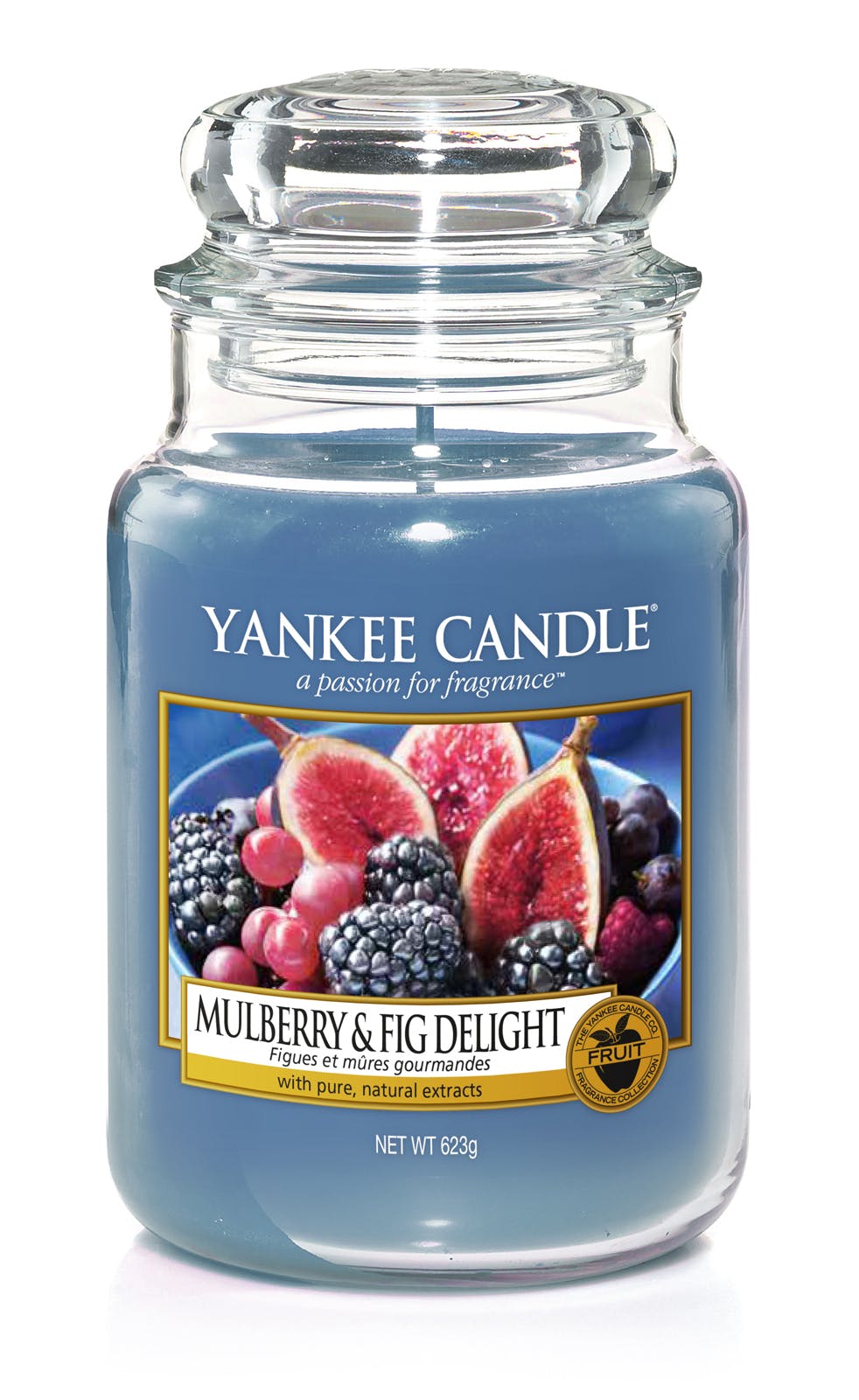 Figues et Mûres Gourmandes bougie parfumée grande jarre YANKEE CANDLE