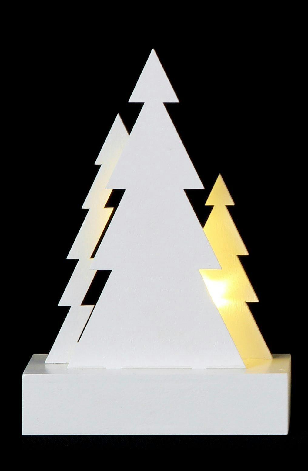 Figurine de noël "Sapin" à LED 10x5x15cm