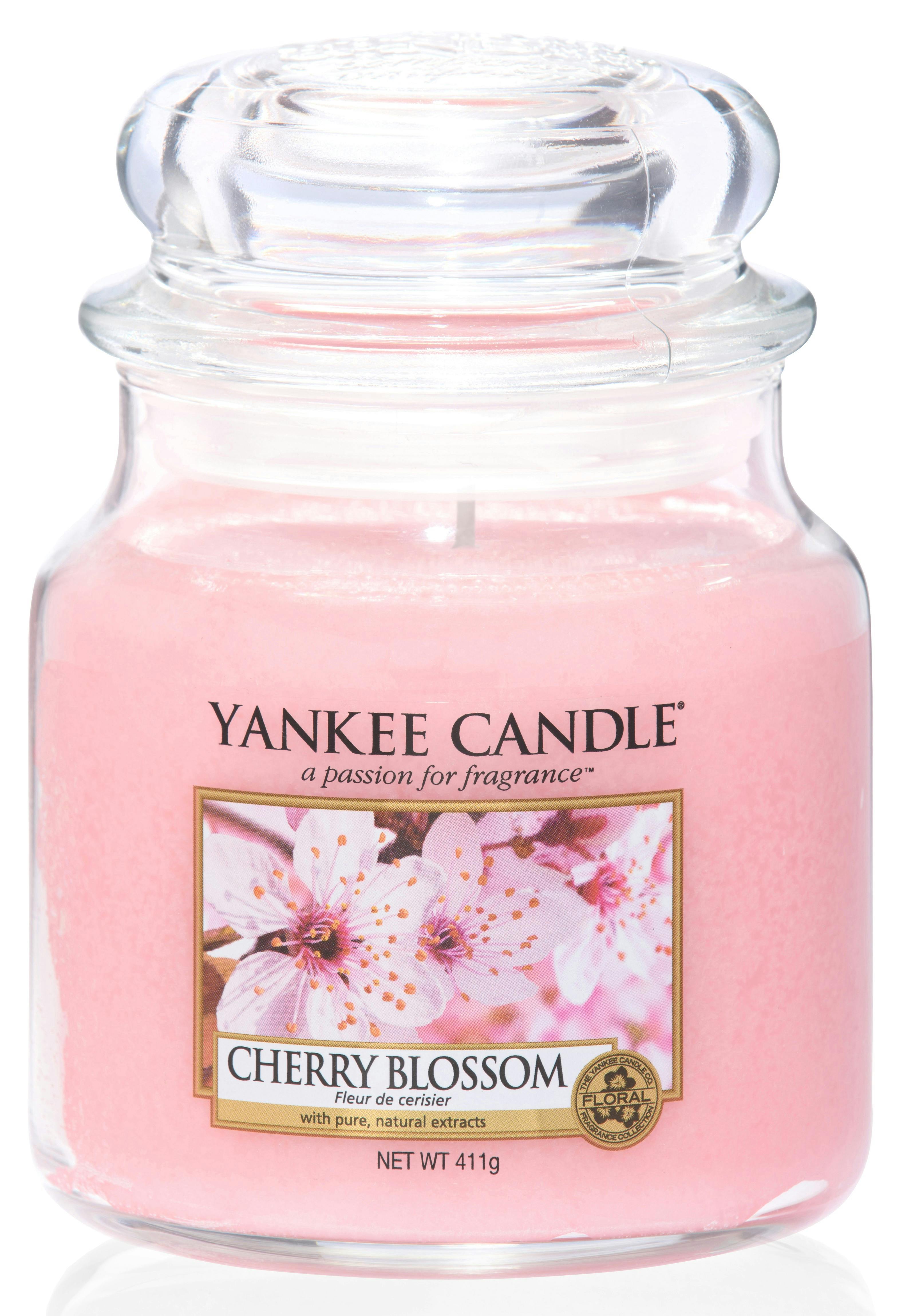 Fleur de Cerisier bougie parfumée moyenne jarre YANKEE CANDLE