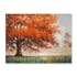 FORETS 120x90 Peinture acrylique rectangle Paysage Marron et Vert