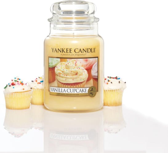Gâteau A La Vanille bougie parfumée petite jarre YANKEE CANDLE