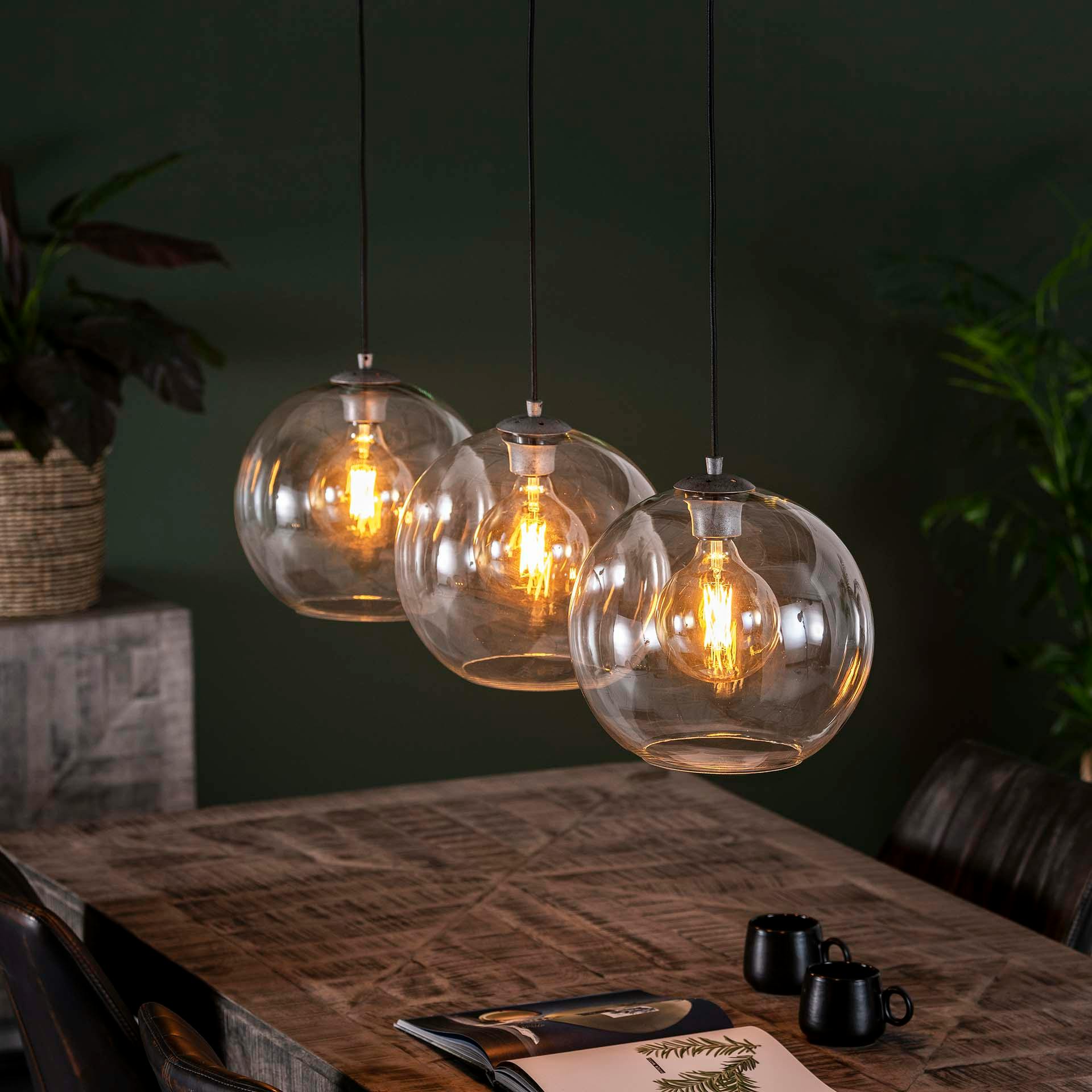 Globe de rechange en verre rond pour suspension RALF