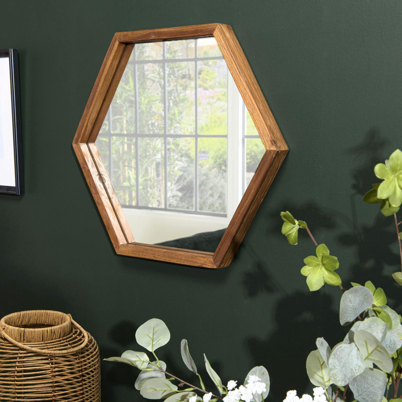 Grand miroir forme hexagonale SWING