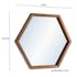 Grand miroir forme hexagonale SWING