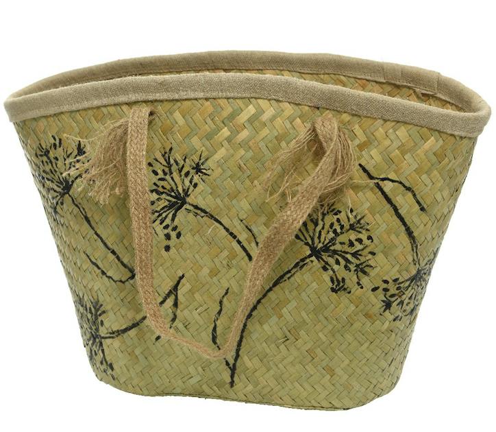 Grand Panier à Anses Amérindien - Artisanat Native American, Pièce Unique à Voir