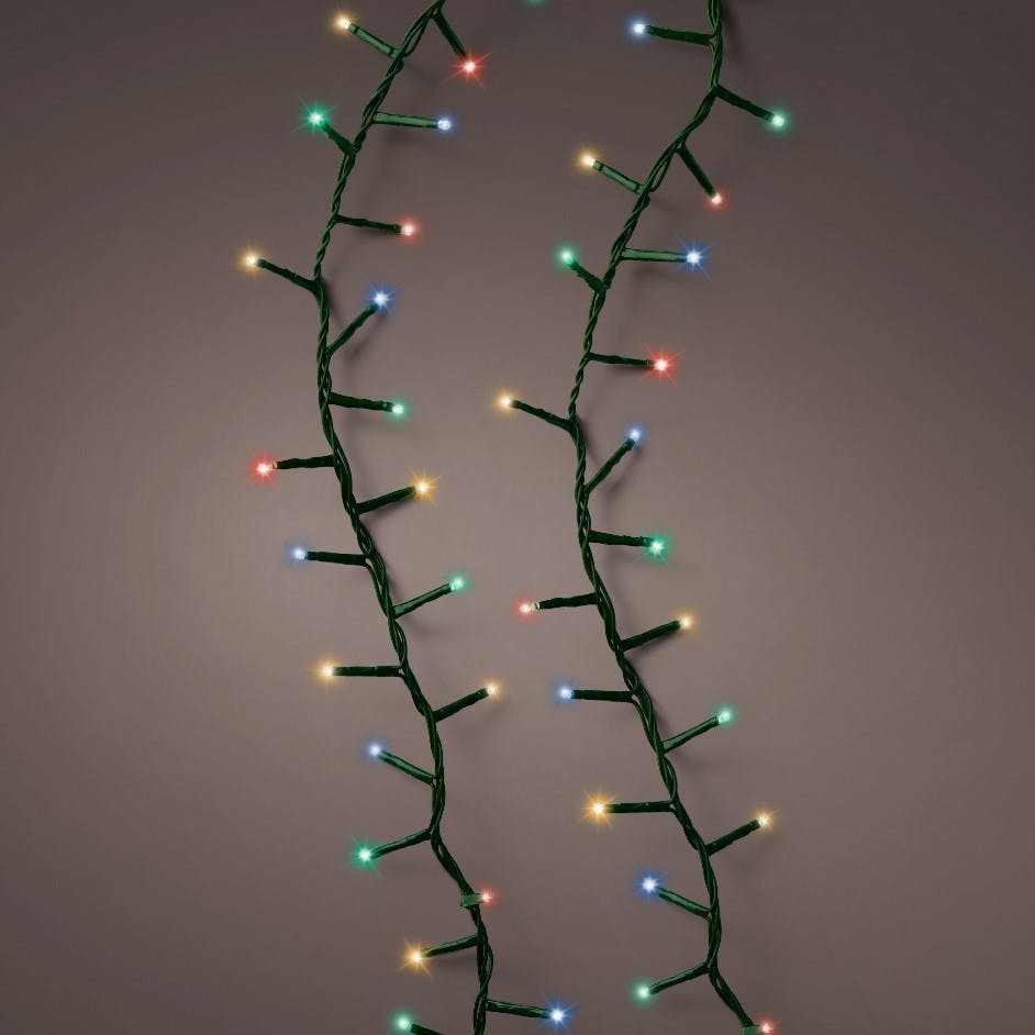 Guirlande à LED multicolore clignotante 11 m
