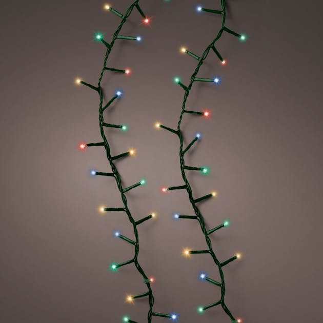 Guirlande à LED multicolore clignotante 16 m, Décorations de Noël