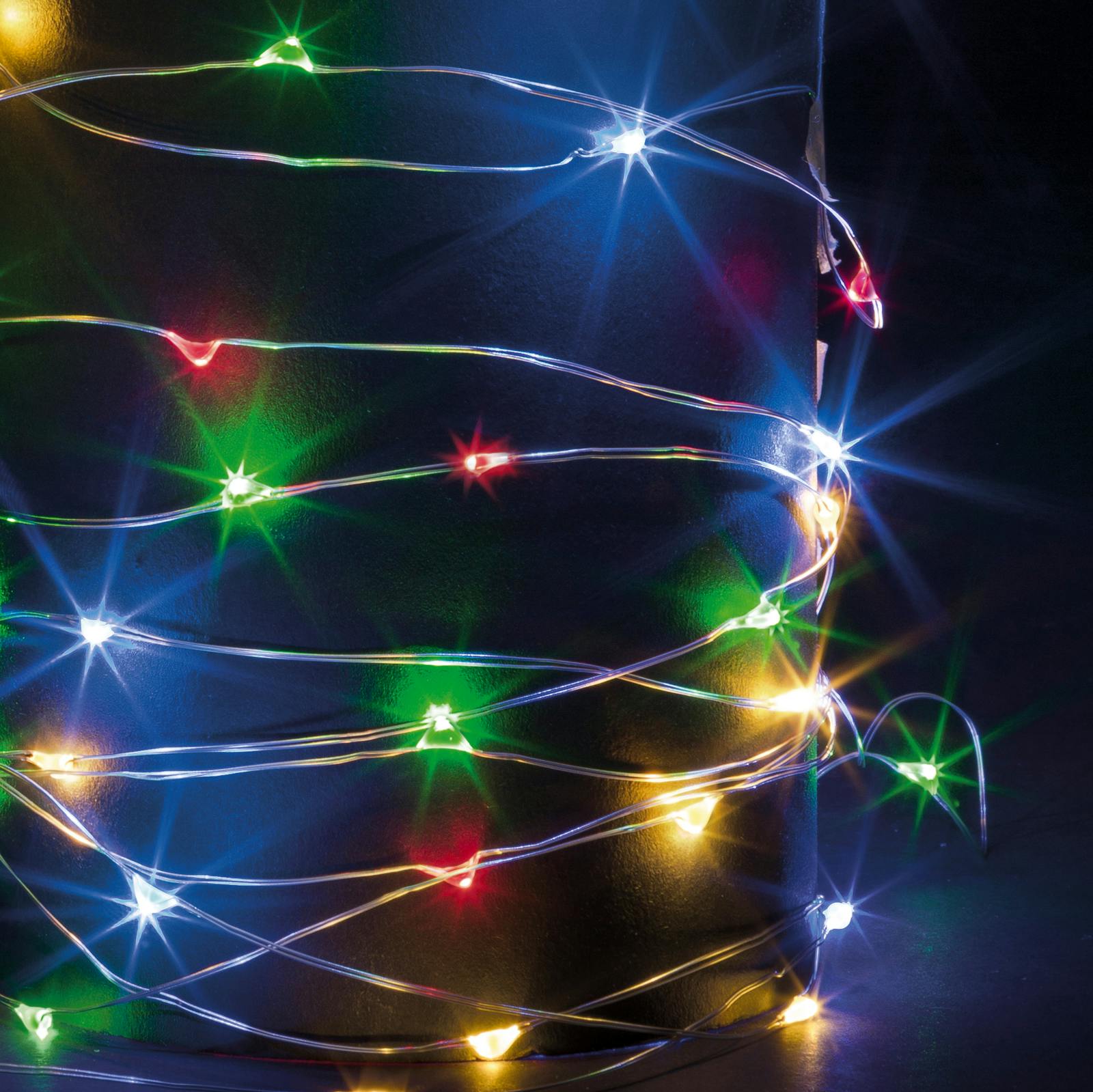 Guirlande d'intérieur 100 LED multicouleurs