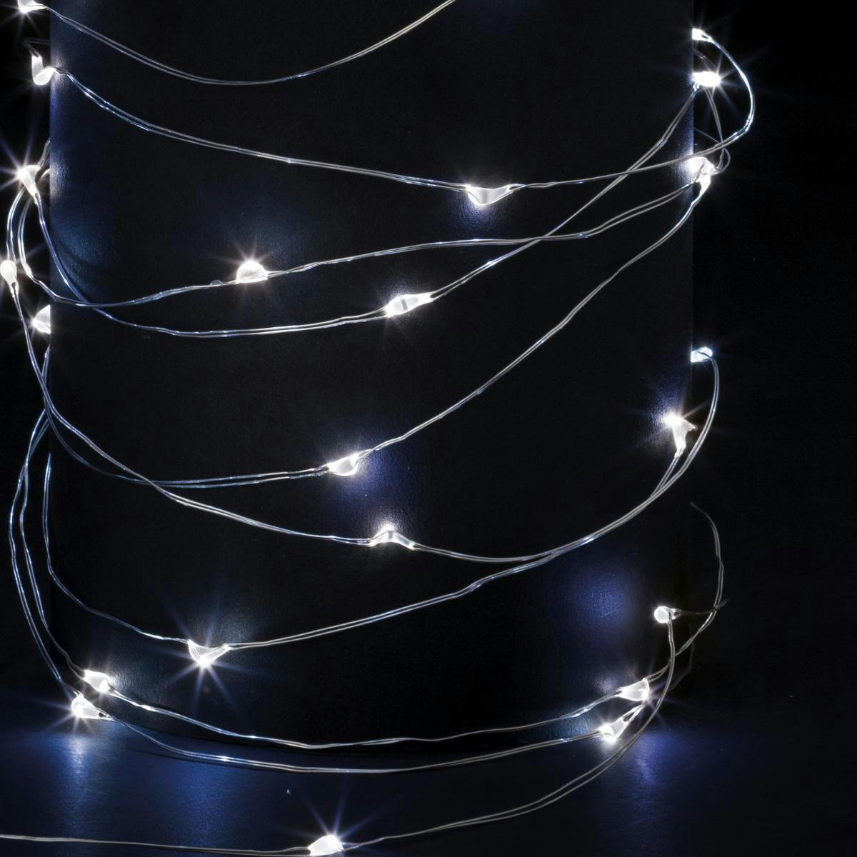 Guirlande lumineuse 100 LED blanc froid