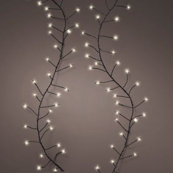 Guirlande lumineuse 6 m ampoules blanches clignotantes