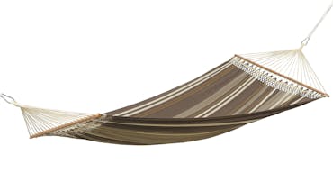  Hamac de jardin Palacio Café marron écru choco XXXL 360x140cm AMAZONAS
