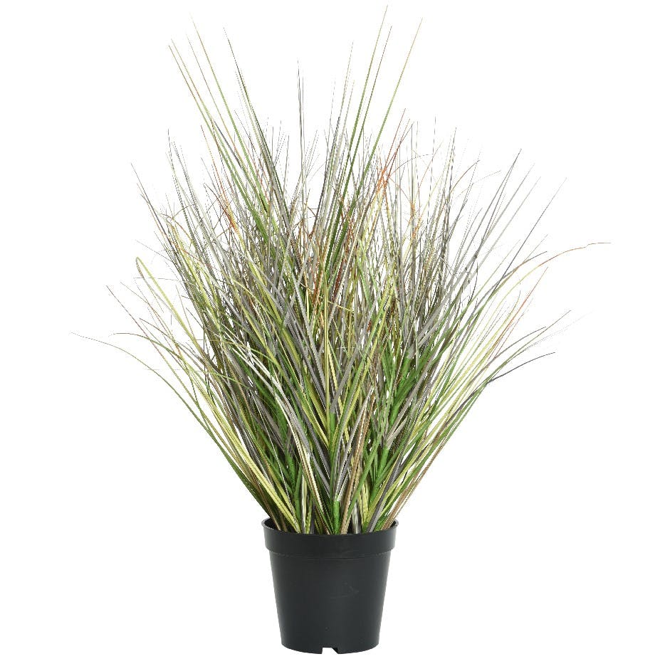 Herbe artificielle en pot H 45 cm