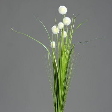 Herbe-boule couleur crème, 70cm