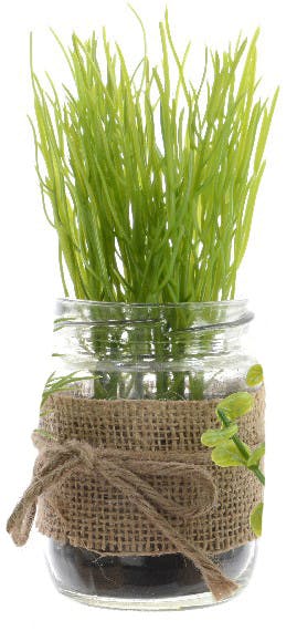 Herbe droite pot jute M2