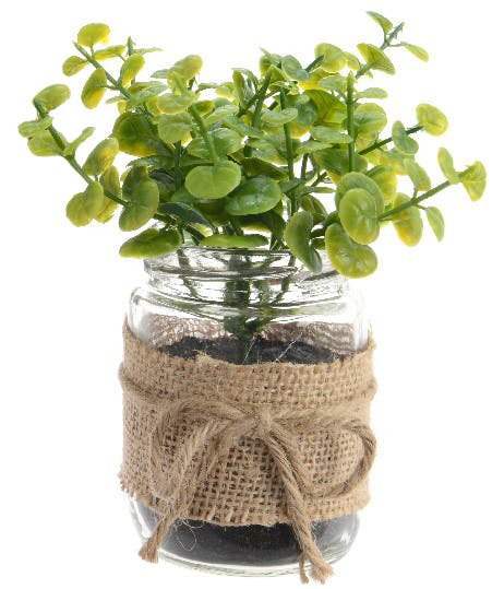 Herbe pot jute M4