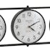 Horloge 3 cadrans métal marron 74x5x24 cm ref.30022935
