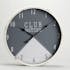 Horloge "Club Nautique" en métal bi-couleur D40cm