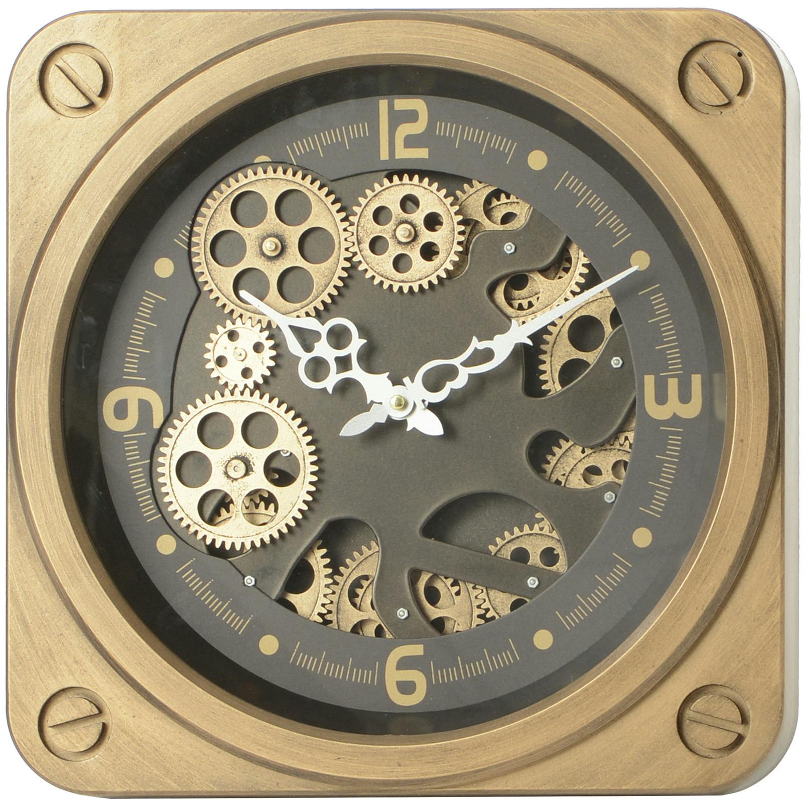Horloge dorée mécansimes