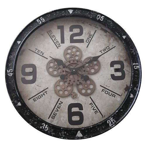 Horloge murale décorative motif chronomètre