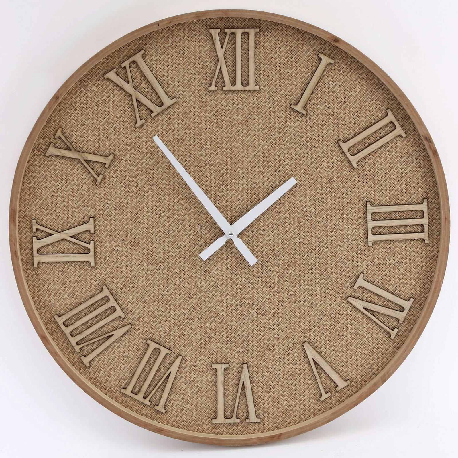 Horloge murale en bois 50 cm