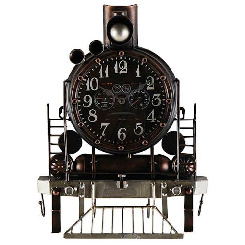 Horloge murale locomotive H48cm