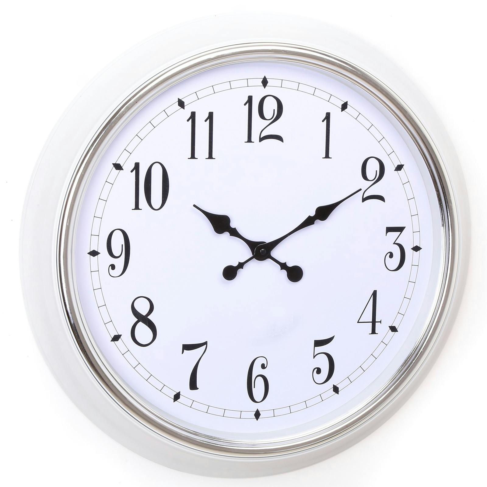 Horloge murale Ø 56 cm blanche