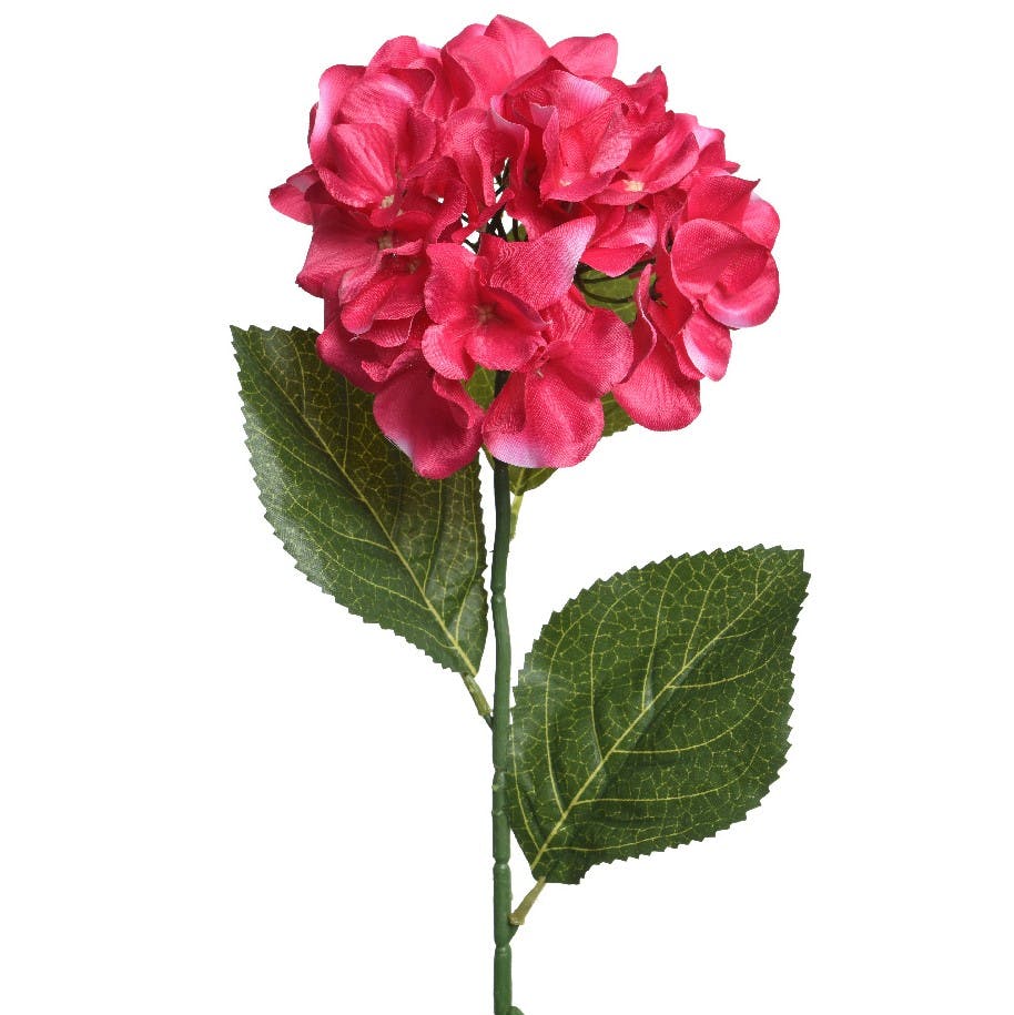 Hortensia artificiel couleur fuchsia