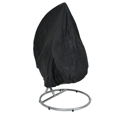  Housse pour fauteuil suspendu œuf (noir)