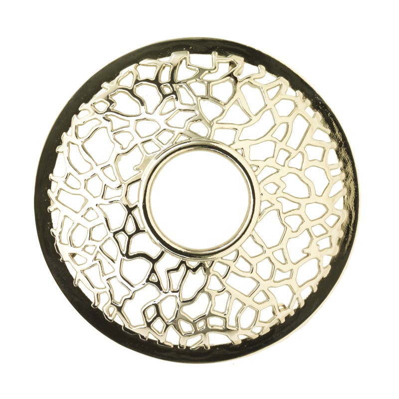 Illuma-Lid MATRIX BRUSHED SILVER Couvercle pour jarre YANKEE CANDLE