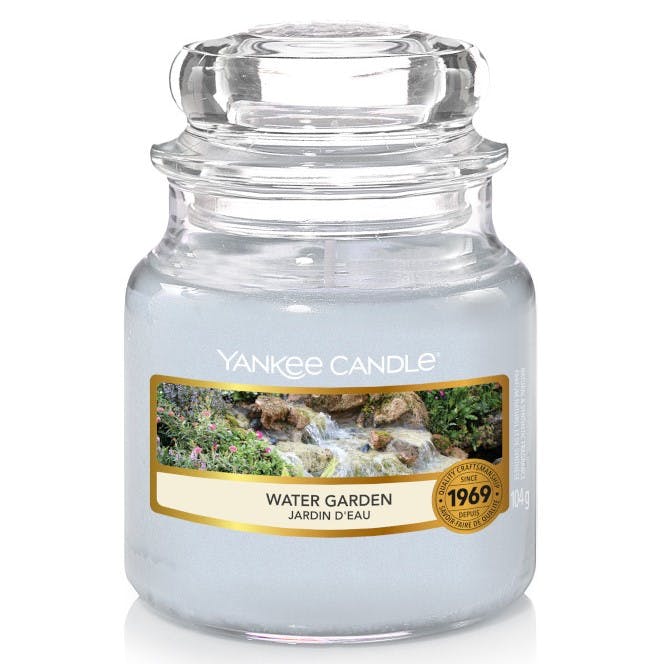 Jardin d'eau bougie parfumée petite jarre YANKEE CANDLE
