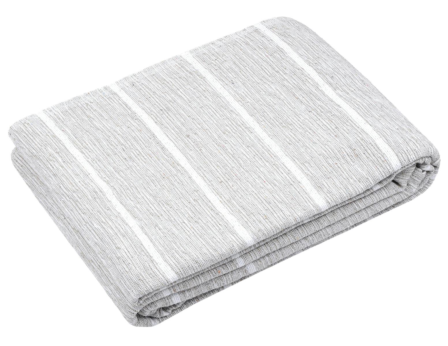 Jeté de lit taupe 230x250 HOMELY