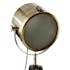 Lampadaire "Cinéma" métal couleur bronze et pied bois forme trépied D60xH152cm