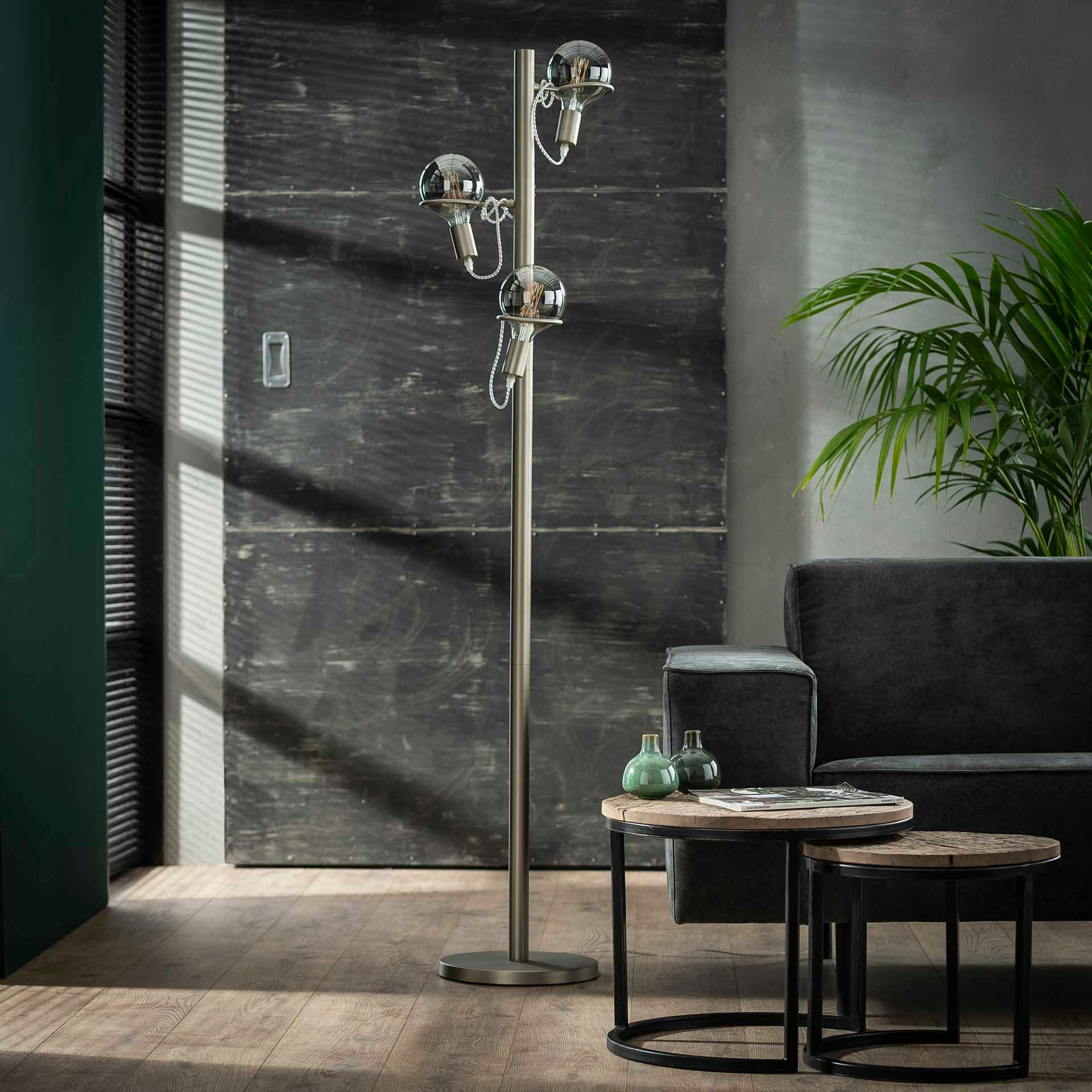 Lampadaire contemporain style baladeuse 3 lampes RALF