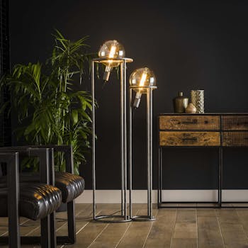 Lampadaire industriel 2 baladeuses XL NIAGARA