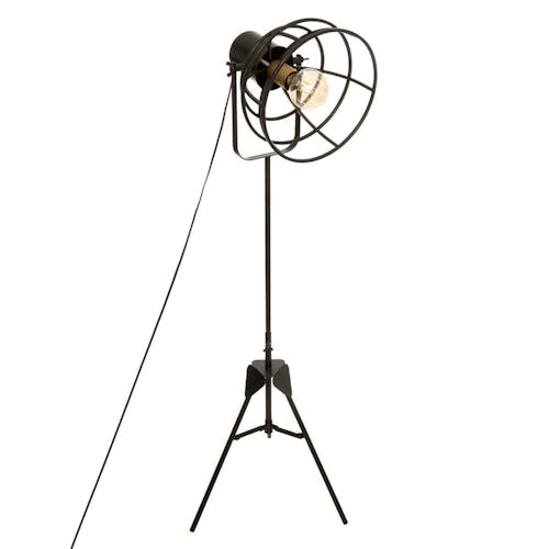 Lampadaire industriel style projecteur