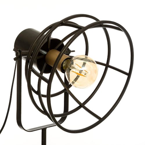 Lampadaire industriel style projecteur