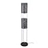 Lampadaire moderne 2 lampes effet maille TRIBECA