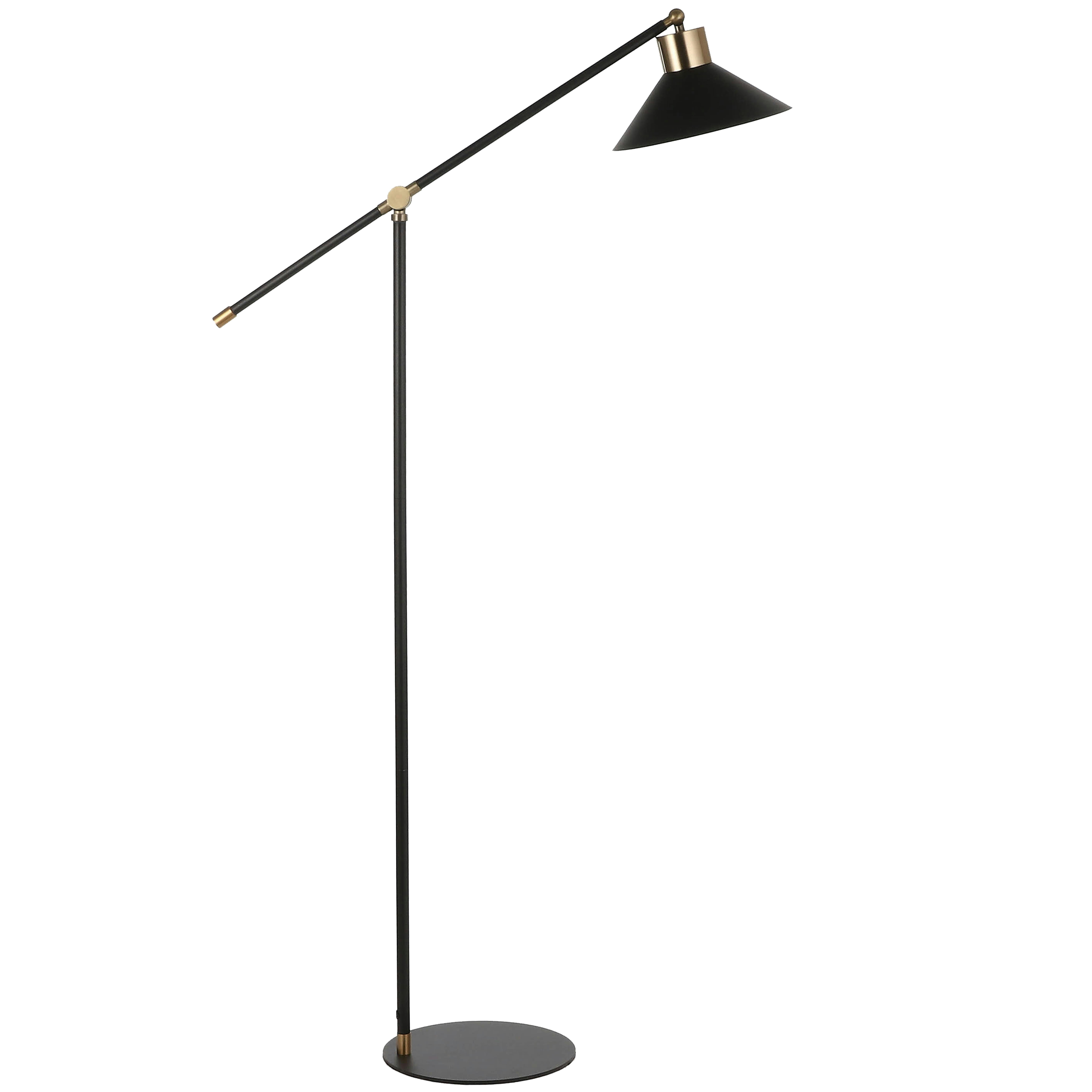 Lampadaire noir mat 150 cm