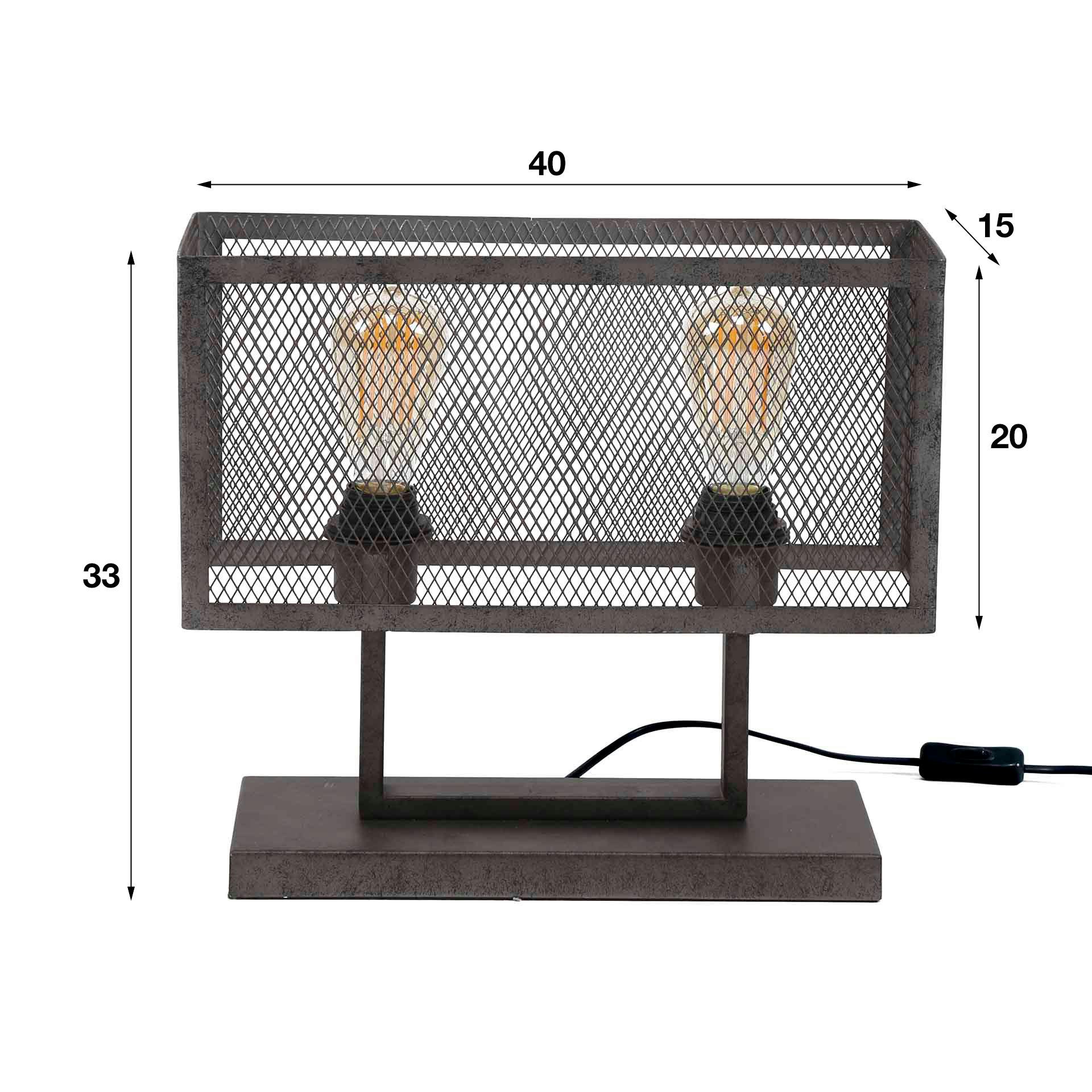 Lampe pour mât Firenze à 2 lampes, blanche