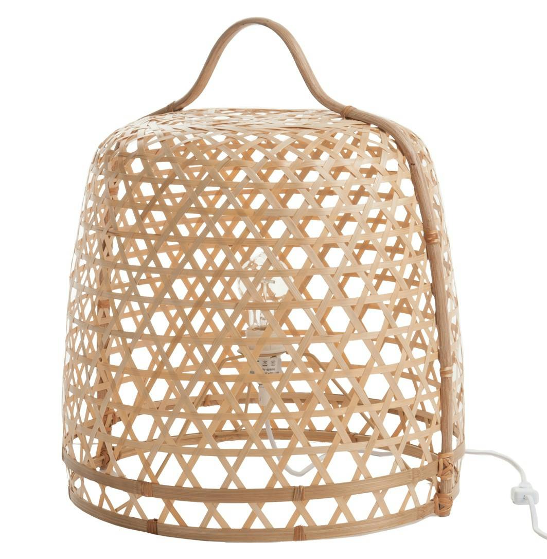 Lampe bambou forme cloche réf. 30021947