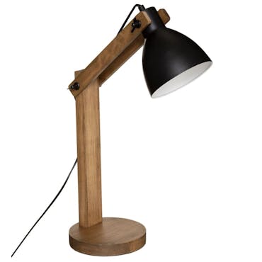  Lampe de bureau en bois